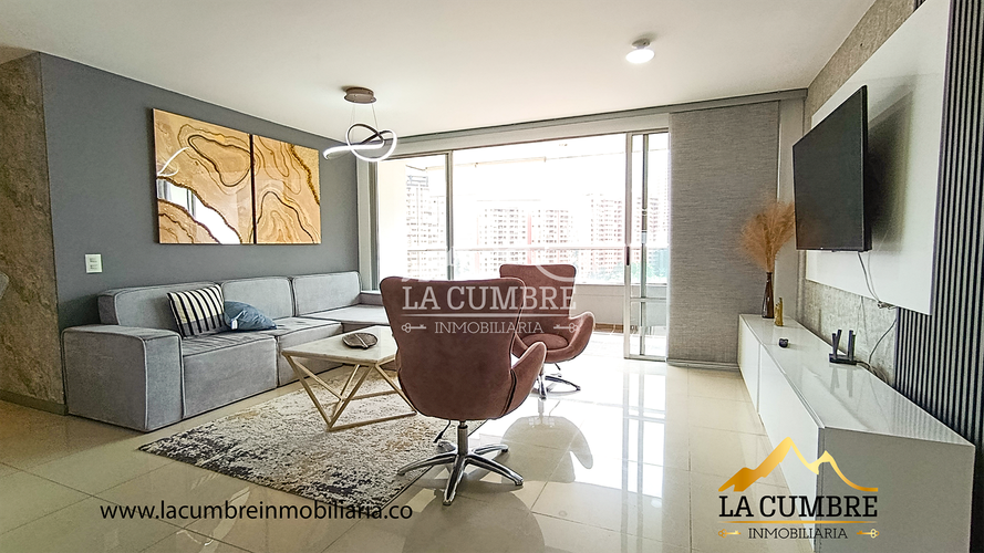 Apartamento de 3 alcobas en arriendo en Los Balsos, Medellín, 116 m² · foto 2 de 19