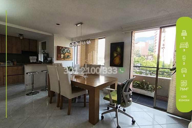 3BR Apartment in Alto de las Flores (76 m²)