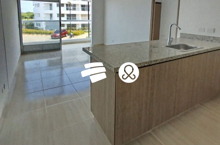 Apartamento de 2 alcobas en venta en Serena Del Mar, Cartagena, 50 m² · foto 3 de 22