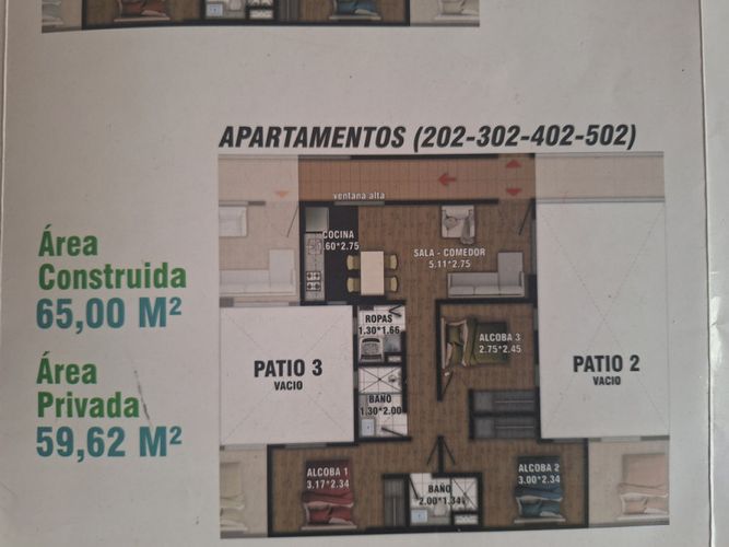 Apartamento de 3 alcobas en venta en Sosiego, Bogotá, 65 m² · foto 21 de 21
