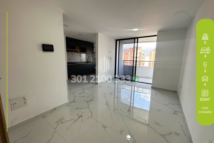 Apartment for rent in Conquistadores, Medellín