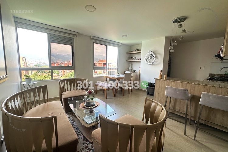 Apartamento de 2 alcobas en venta en Conquistadores, Medellín, 80 m² · foto 4 de 19