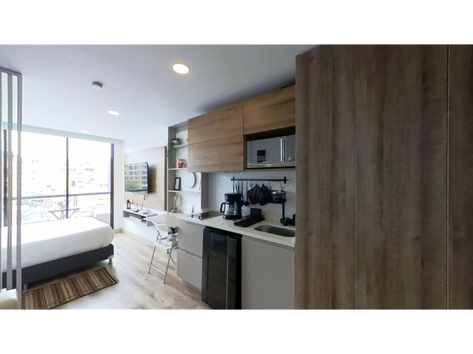 Apartaestudio en venta en Chicó Navarra, Bogotá, 24 m² · foto 3 de 24