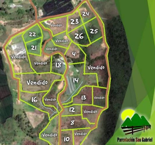 Lote en venta en Rionegro, 3334 m² · foto 2 de 9