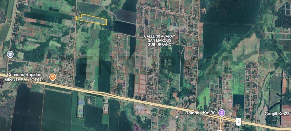 Excepcional propiedad rural de 4.6 hectáreas en Minga Guazú, estratégicamente ubicada a solo 1 km de la Ruta Nacional N° 2. Ideal para el desarrollo de loteamientos y proyectos residenciales de alto potencial. — foto 3