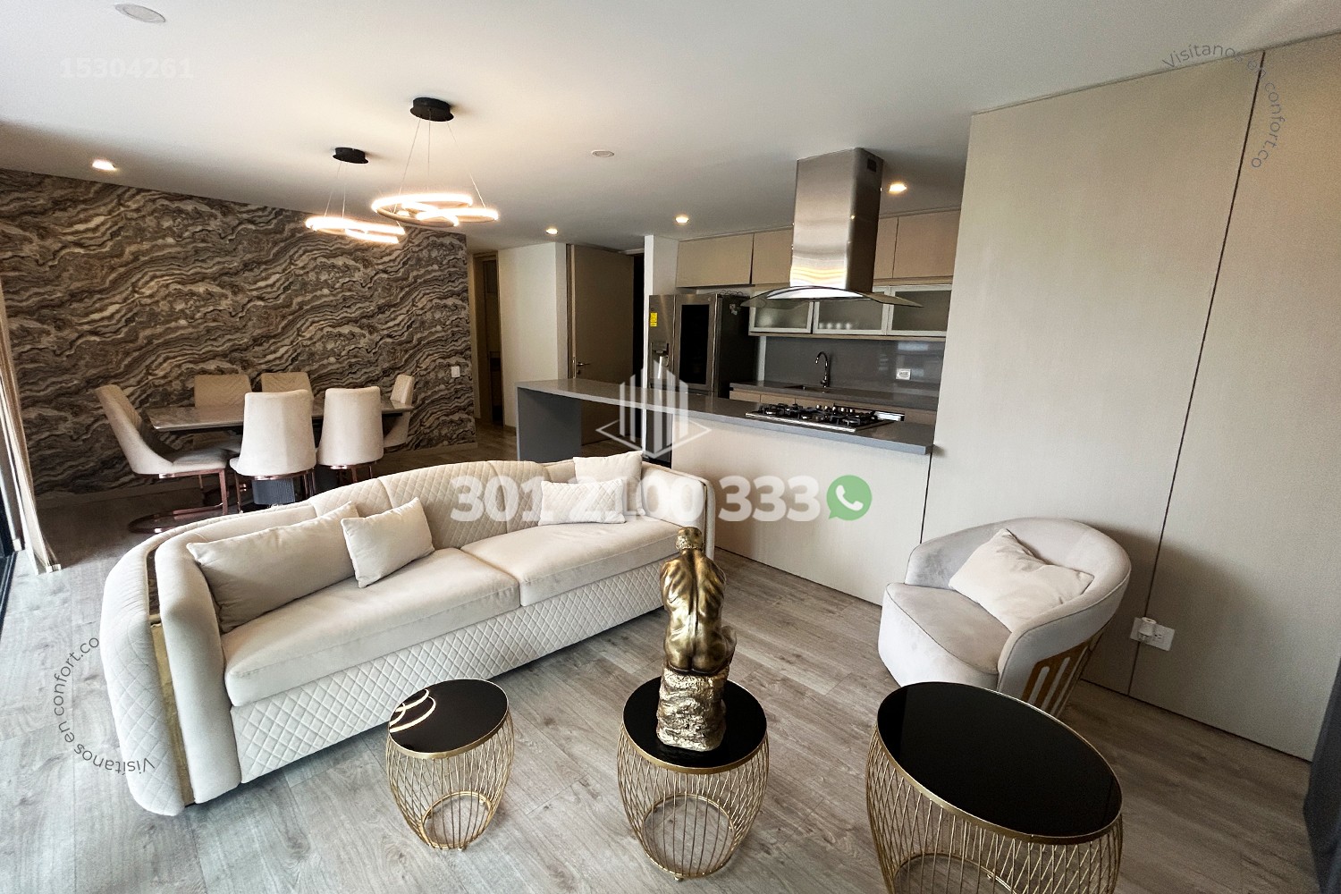 Apartamento en arriendo en Altos Del Poblado, Medellín · foto 3 de 24