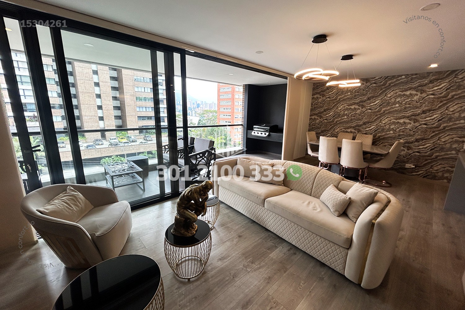 Apartamento en arriendo en Altos Del Poblado, Medellín · foto 4 de 24