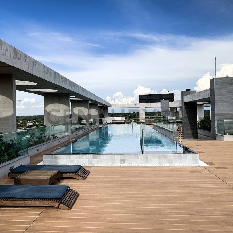 Alquiler de Departamento de 2 Dormitorios Amoblado en Edificio Altamira, Ycua Satí, San Jorge, Asunción. G 7.200.000. A pasos del Eje Corporativo. 80 m² de Construcción. — foto 3