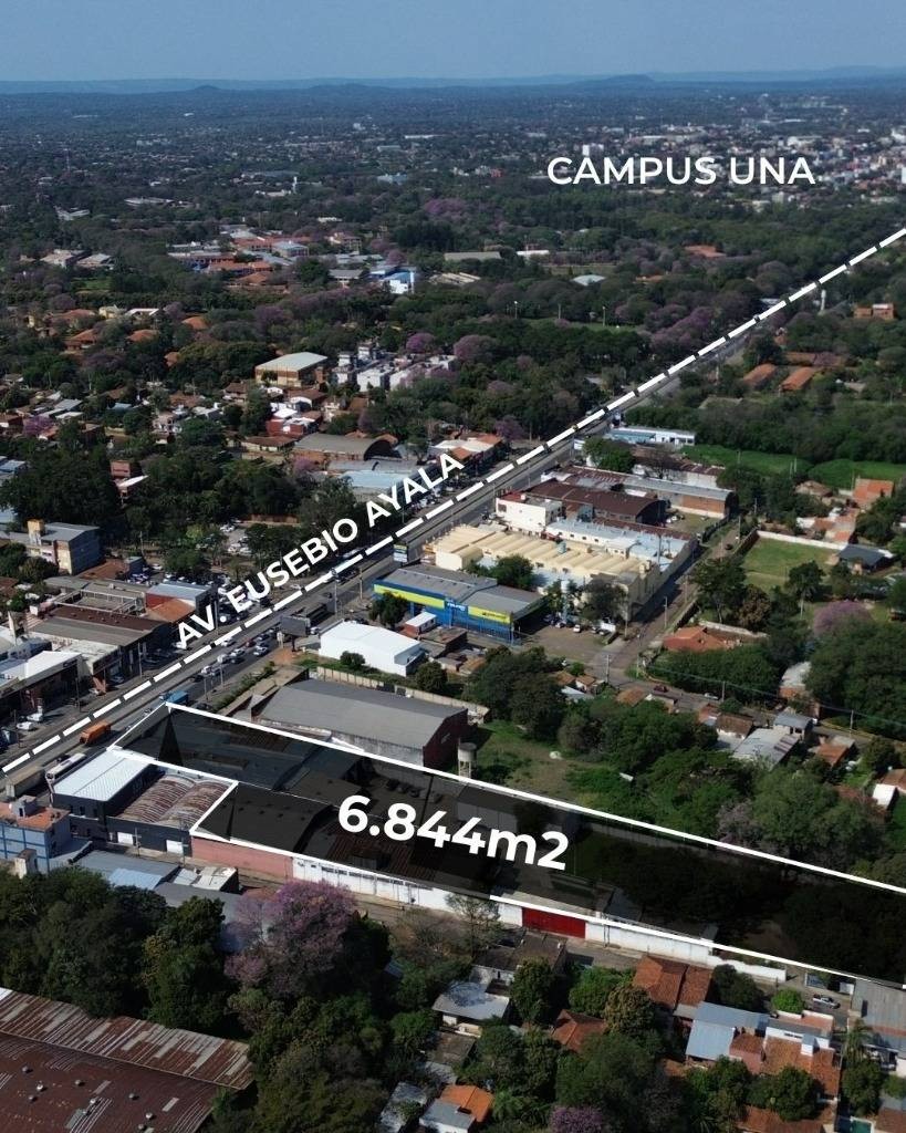 PROPIEDAD DE 6,844M2 SOBRE AV. EUSEBIO AYALA - SAN LORENZO — foto 2