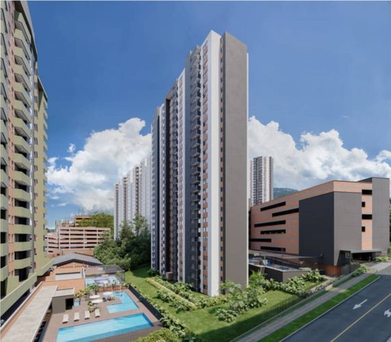 Apartamento de 2 alcobas en venta en Machado, Copacabana, 55 m² · foto 2 de 15