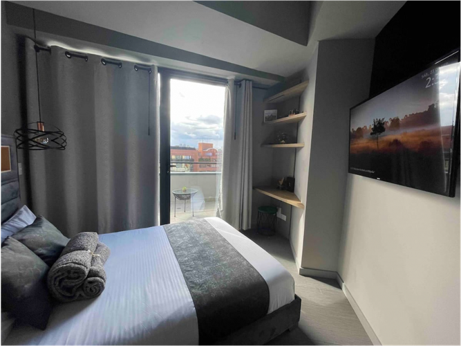 Apartaestudio en venta en Chico, Bogotá, 26 m² · foto 13 de 24