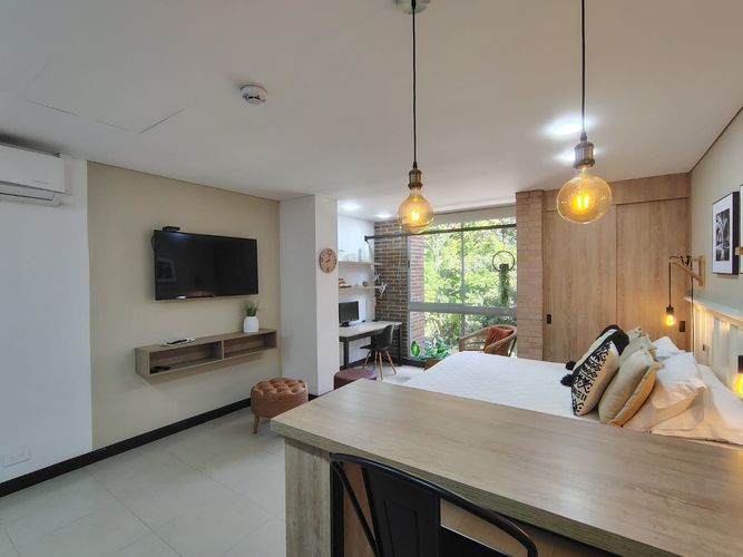 Apartamento de 1 alcoba en arriendo en El Poblado, Medellín, 32 m² · foto 5 de 12
