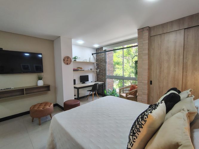 Apartamento de 1 alcoba en arriendo en El Poblado, Medellín, 32 m² · foto 9 de 12