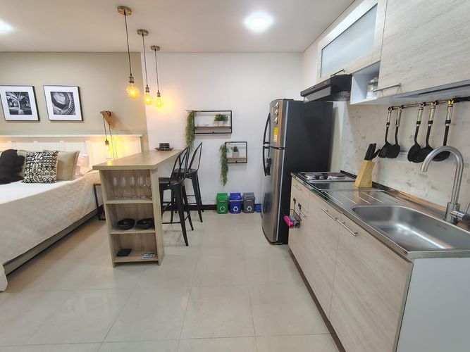 Apartamento de 1 alcoba en arriendo en El Poblado, Medellín, 32 m² · foto 3 de 12