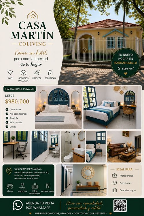 Casa de 15 alcobas en venta en La Concepcion, Barranquilla, 520 m² · foto 4 de 12