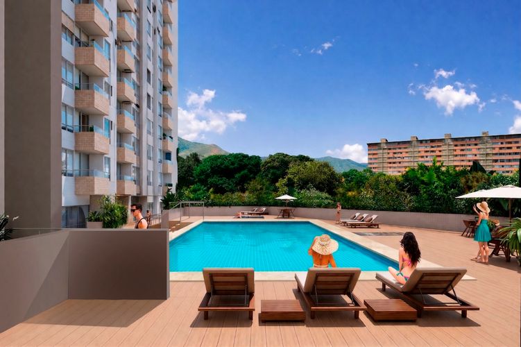 Apartamento de 1 alcoba en venta en Chipichape, Cali, 42 m² · foto 3 de 21