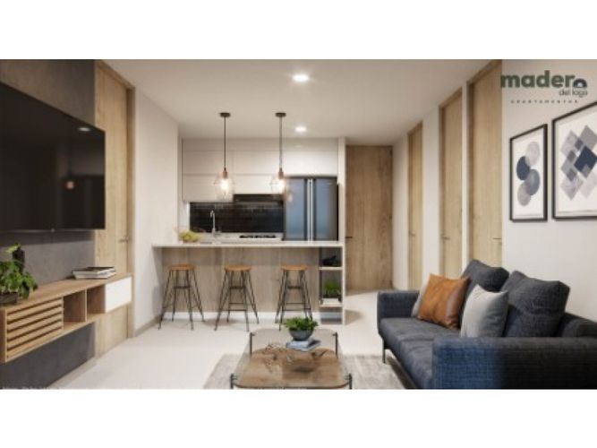 Apartamento de 2 alcobas en venta en Barro Blanco, Rionegro, 48 m² · foto 4 de 5
