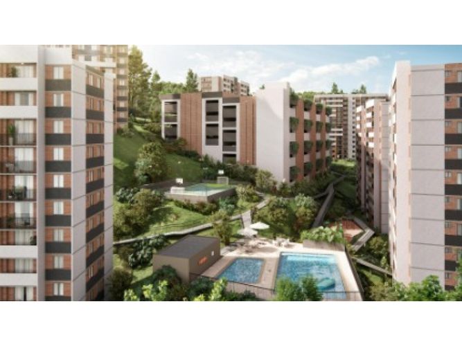 Apartamento de 2 alcobas en venta en Barro Blanco, Rionegro, 48 m² · foto 5 de 5
