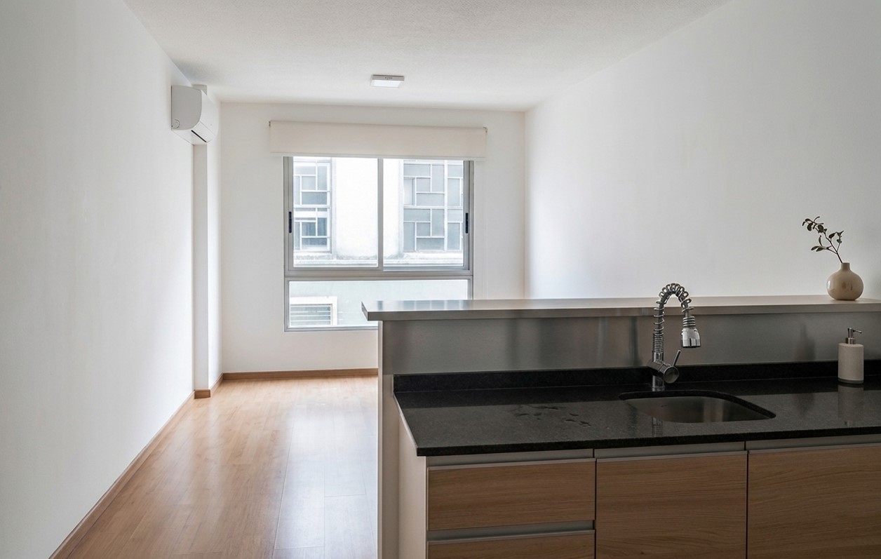 Pocitos – Apartamento En Alquiler De 1 Dormtorio Con Garaje