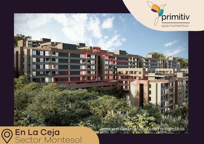 Apartamento de 2 alcobas en venta en El Tambo, La Ceja, 66 m² · foto 2 de 13