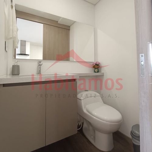 Apartamento de 1 alcoba en venta en Cabeceras De Llanogrande, Rionegro, 55 m² · foto 9 de 21