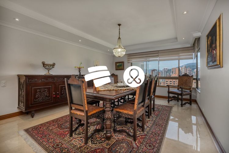 Apartamento de 3 alcobas en venta en El Poblado, Medellín, 386 m² · foto 3 de 16