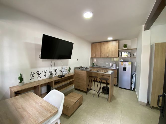 Apartaestudio en arriendo en Santa Mónica, Medellín, 20 m² · foto 9 de 11