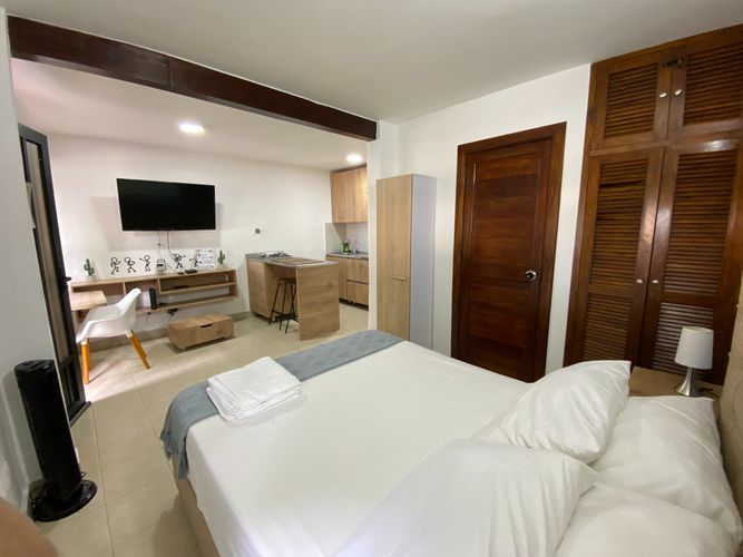 Apartaestudio en arriendo en Santa Mónica, Medellín, 20 m² · foto 8 de 11