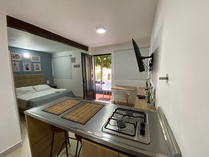 Apartaestudio en arriendo en Santa Mónica, Medellín, 20 m² · foto 5 de 11