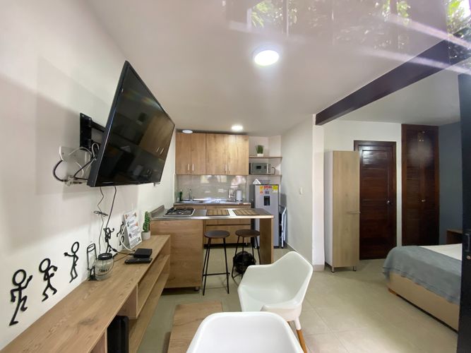 Apartaestudio en arriendo en Santa Mónica, Medellín, 20 m² · foto 7 de 11