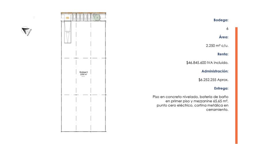 Bodega en arriendo en Barrio Nuevo, Palmira, 750 m² · foto 19 de 24