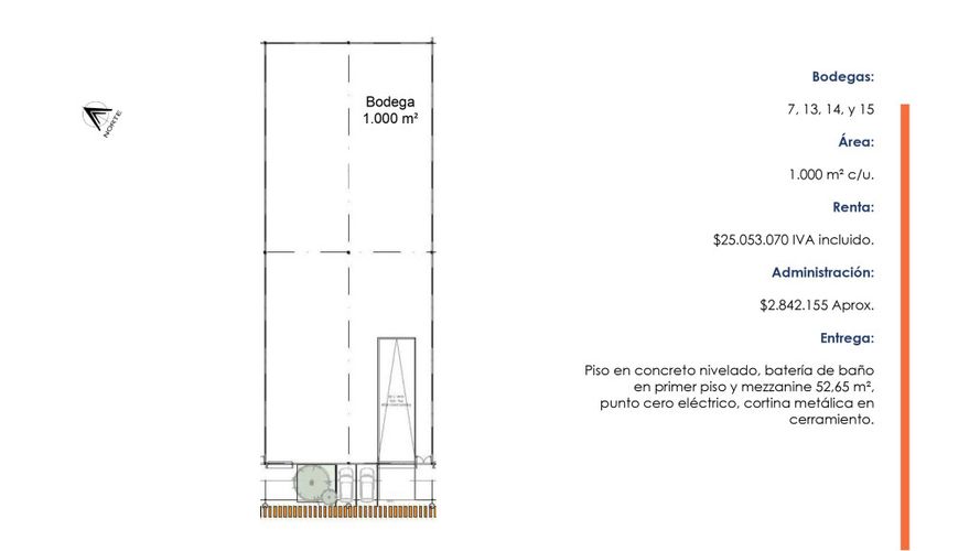 Bodega en arriendo en Barrio Nuevo, Palmira, 750 m² · foto 21 de 24