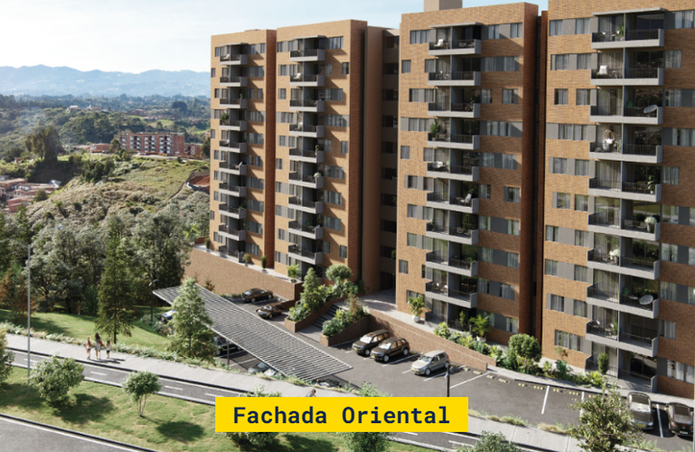Apartamento de 2 alcobas en venta en Fontibon, Rionegro, 53 m² · foto 2 de 24