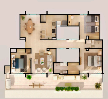 Apartamento en venta en Serena Del Mar, Cartagena · foto 16 de 20