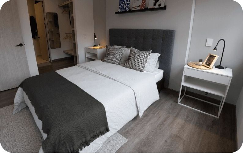Apartamento de 1 alcoba en arriendo en Quinta Camacho, Bogotá, 38 m² · foto 4 de 12