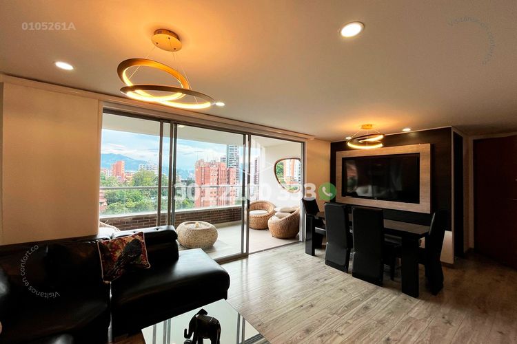 Apartamento de 3 alcobas en arriendo en Los Balsos, Medellín, 156 m² · foto 2 de 24