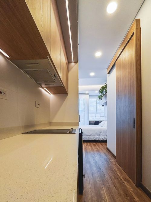Apartaestudio en venta en La Castellana, Bogotá, 17 m² · foto 3 de 15