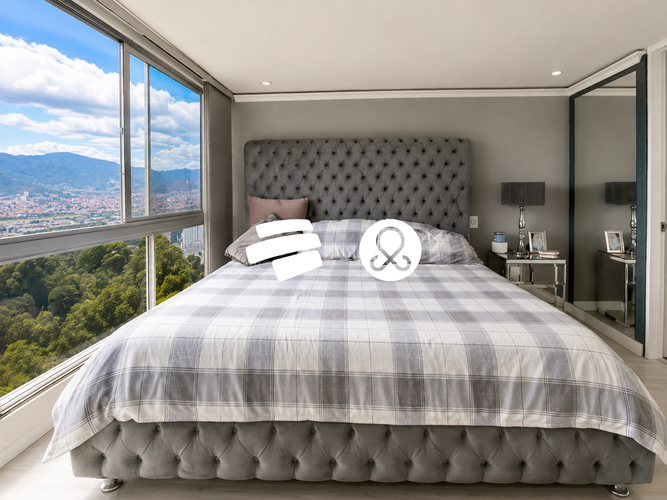 Apartamento de 2 alcobas en venta en Las Lomas, Medellín, 130 m² · foto 4 de 12