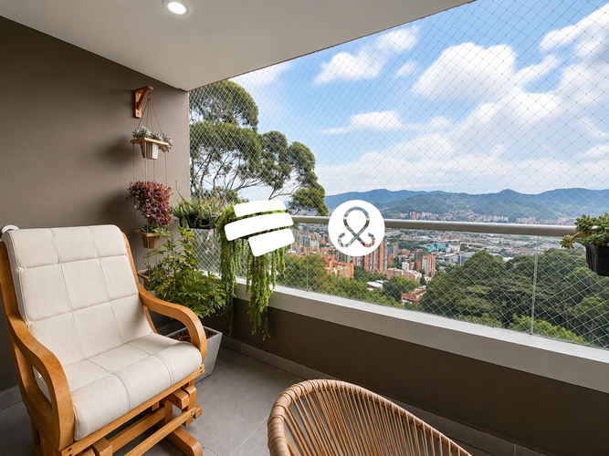 Apartamento de 2 alcobas en venta en Las Lomas, Medellín, 130 m² · foto 5 de 12