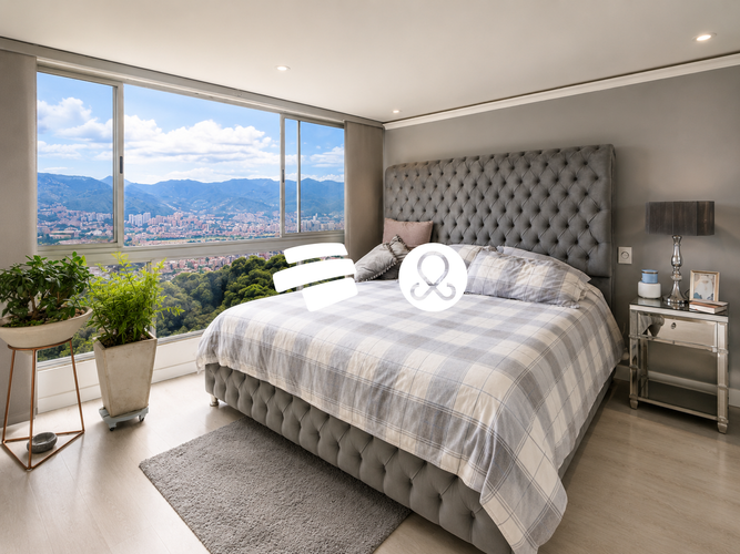 Apartamento de 2 alcobas en venta en Las Lomas, Medellín, 130 m² · foto 10 de 12