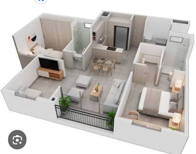 Apartamento de 3 alcobas en venta en Guabinas, Yumbo, 70 m² · foto 4 de 5