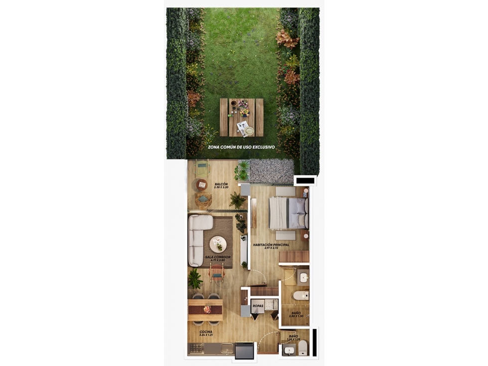 Apartamento en venta en Via La Tebaida, Armenia · foto 6 de 6