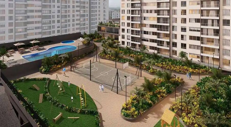 Apartamento de 2 alcobas en venta en Bochalema, Cali, 83 m² · foto 6 de 7