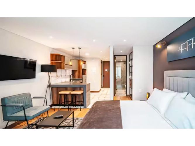 Apartaestudio en venta en Belen, Bogotá, 32 m² · foto 4 de 9