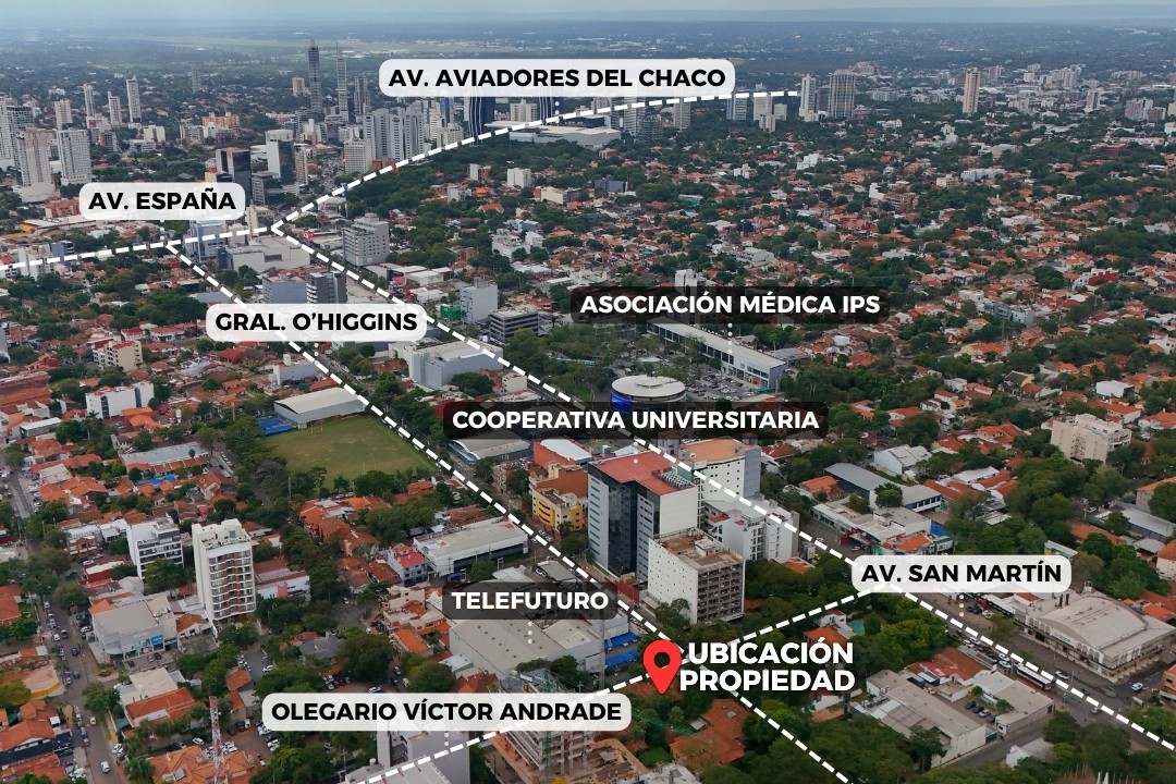 Vendo esquina de 1076 m2 en Villa Morra — foto 3