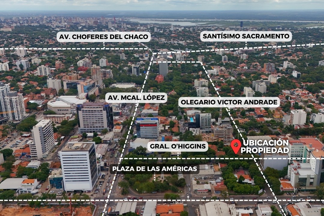 Vendo esquina de 1076 m2 en Villa Morra — foto 2
