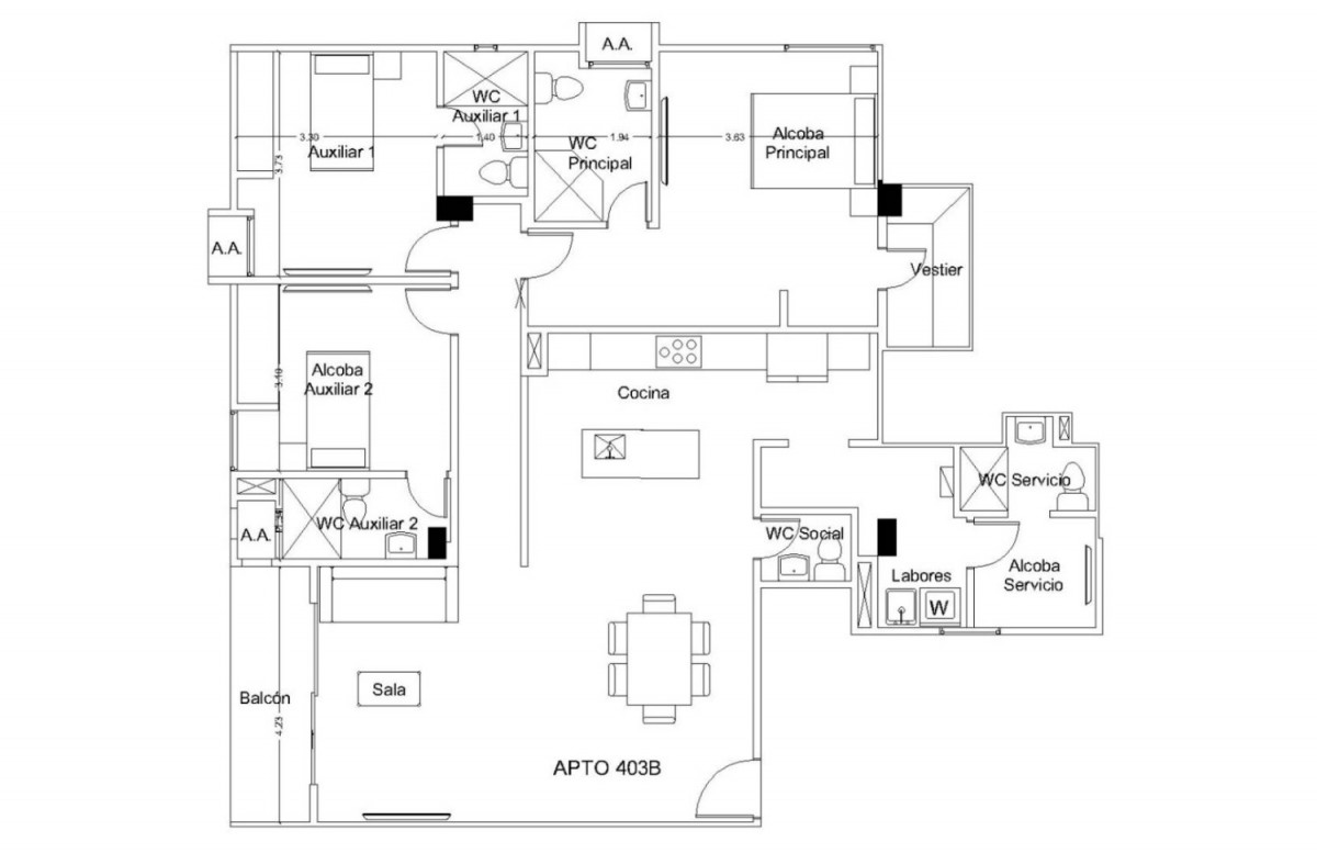Apartamento en venta en Andalucia, Barranquilla · foto 16 de 17