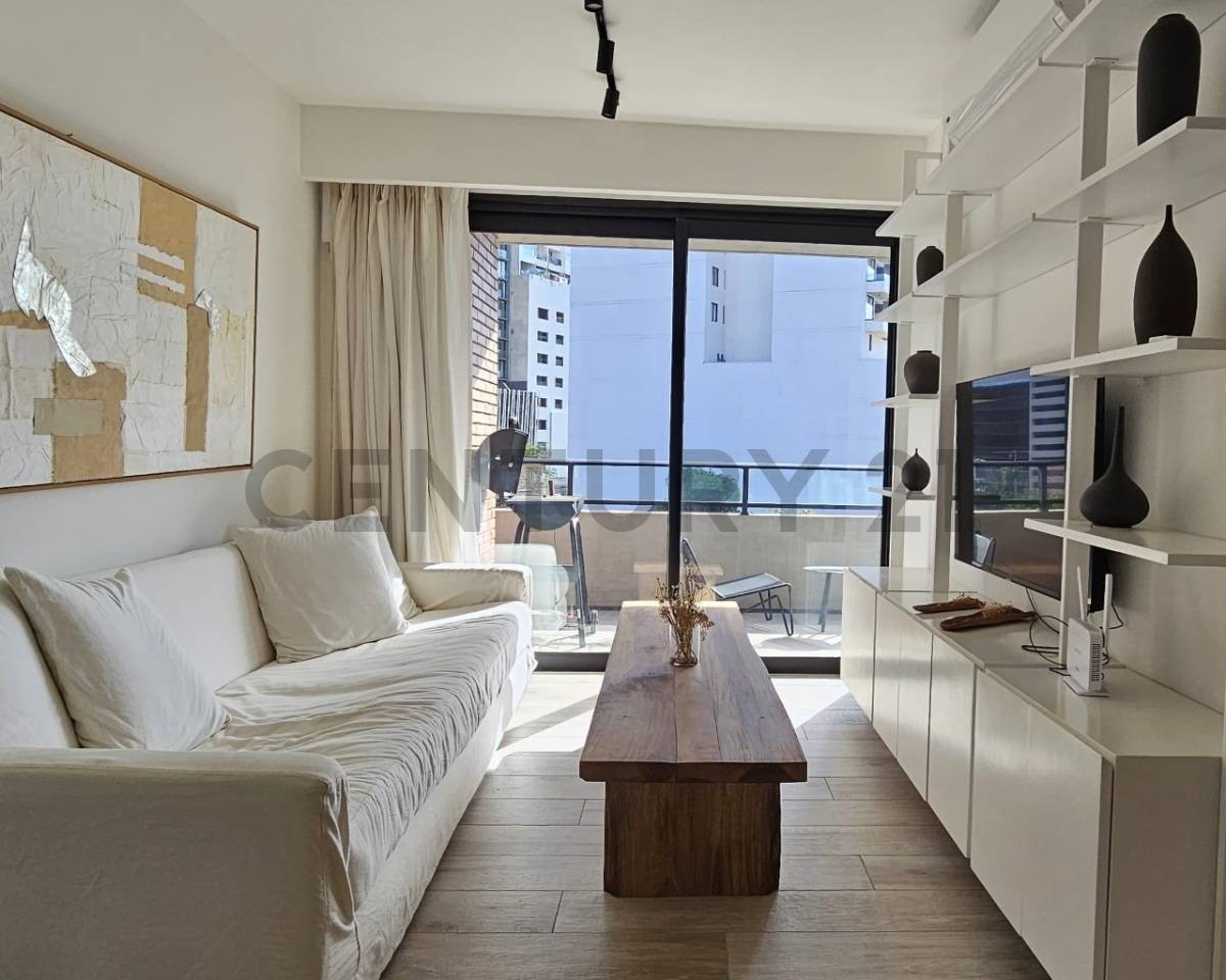 Departamento Amoblado de 1 Dormitorio en Alquiler, 49 m², Edificio Met Molas López, Las Lomas, Asunción. Incluye 1 Estacionamiento. — foto 3