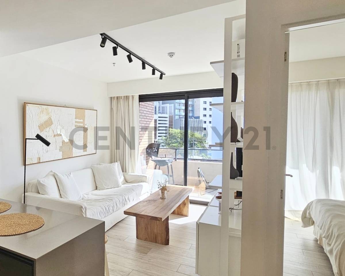 Departamento Amoblado de 1 Dormitorio en Alquiler, 49 m², Edificio Met Molas López, Las Lomas, Asunción. Incluye 1 Estacionamiento. — foto 2