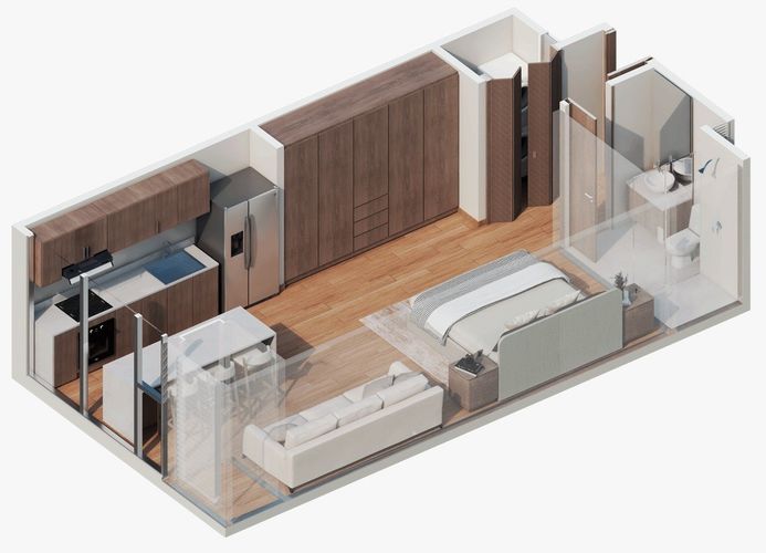 Apartaestudio en venta en Altos Del Prado, Barranquilla, 42 m² · foto 4 de 16